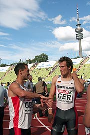 die deutsche 4x100 m Herren Staffel